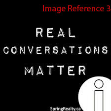 Real conversations matter